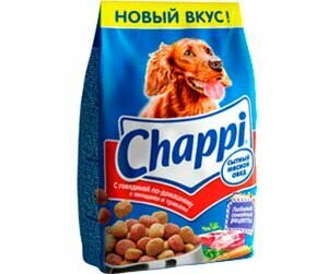 Сухой корм Chappi для собак всех пород говядина по-домашнему 600г