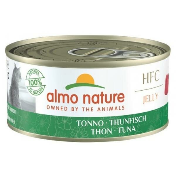 Almo Nature Консервы для Кошек "Тунец в желе" (HFC Adult Cat Tuna Jelly) 70г 0.07 кг