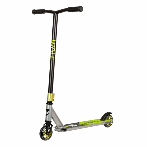 фото Самокат детский novatrack wolf 30, pu колеса с алюминиевым ободом, 84a, abec-7 (100a. wolf. bgr22)