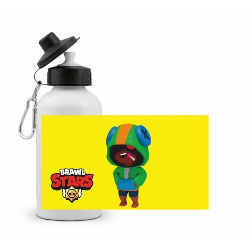 фото Спортивная бутылка бравл старс, brawl stars №13 с леоном mewni-shop