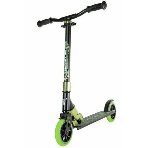 Самокат TechTeam Comfort 145R black/green