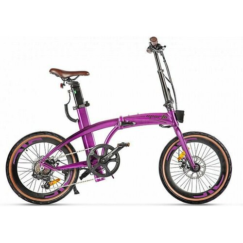 Складной электровелосипед Sporto 2024 Велогибрид Sporto Фиолетовый-2716 024330-2716 7699000₽