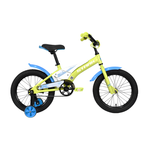 Велосипед Stark'23 Tanuki 16 Boy зеленый/синий/белый велосипед stark tanuki 14 boy 2021