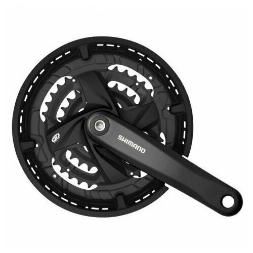 Система 3-44 Shimano EFCM371C422CL 2-4046 ALTUS 27ск. 44/32/22 170мм с защ. черная инд. уп.