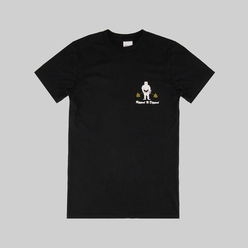 футболка ripndip rndworkout8 размер xs черный Футболка RIPNDIP RNDWORKOUT8, размер XS, черный