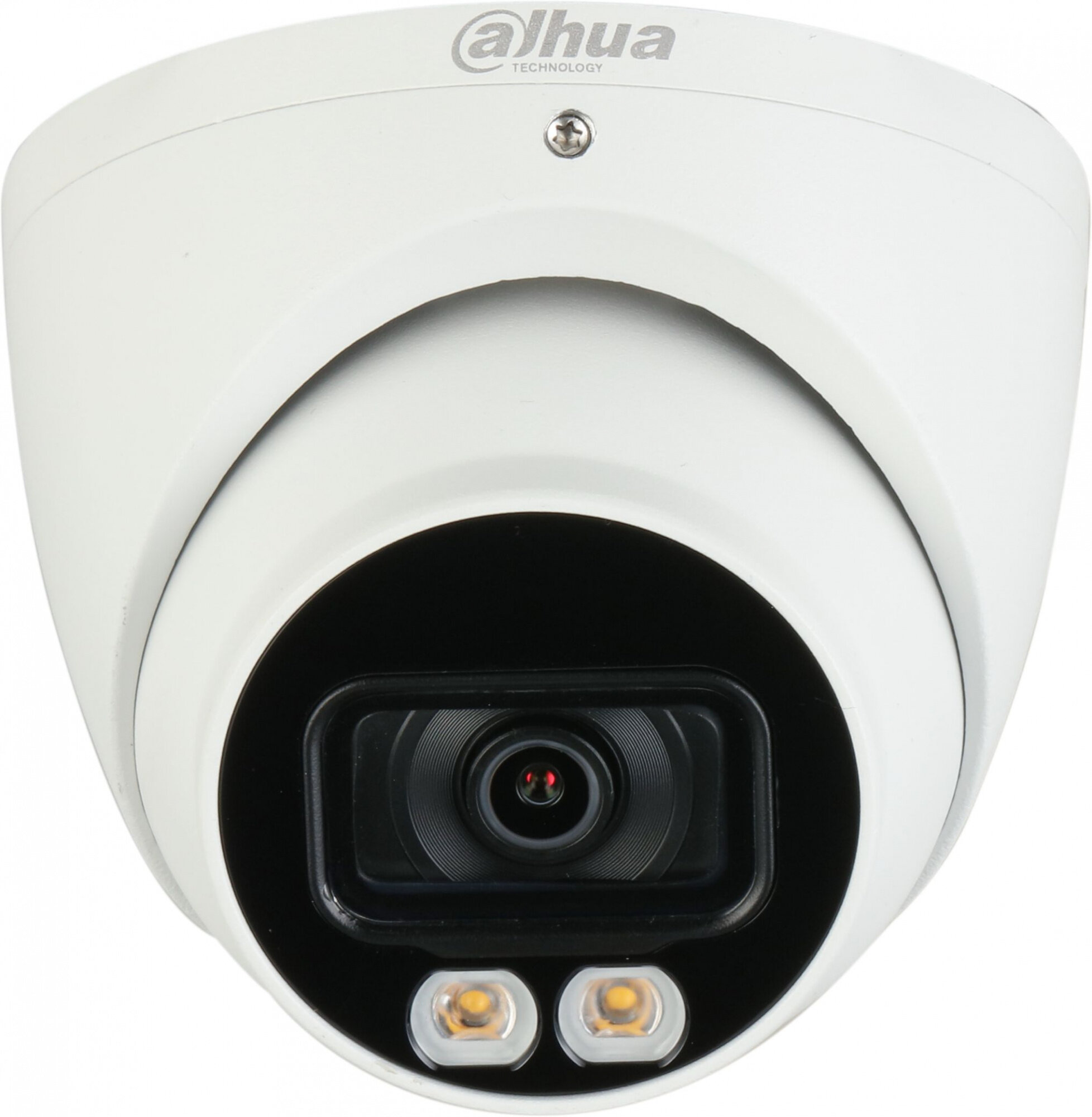 Видеокамера Dahua уличная купольная HDCVI с интеллектуальной двойной подсветкой 8Мп; CMOS; объектив 2.8мм - фото №2