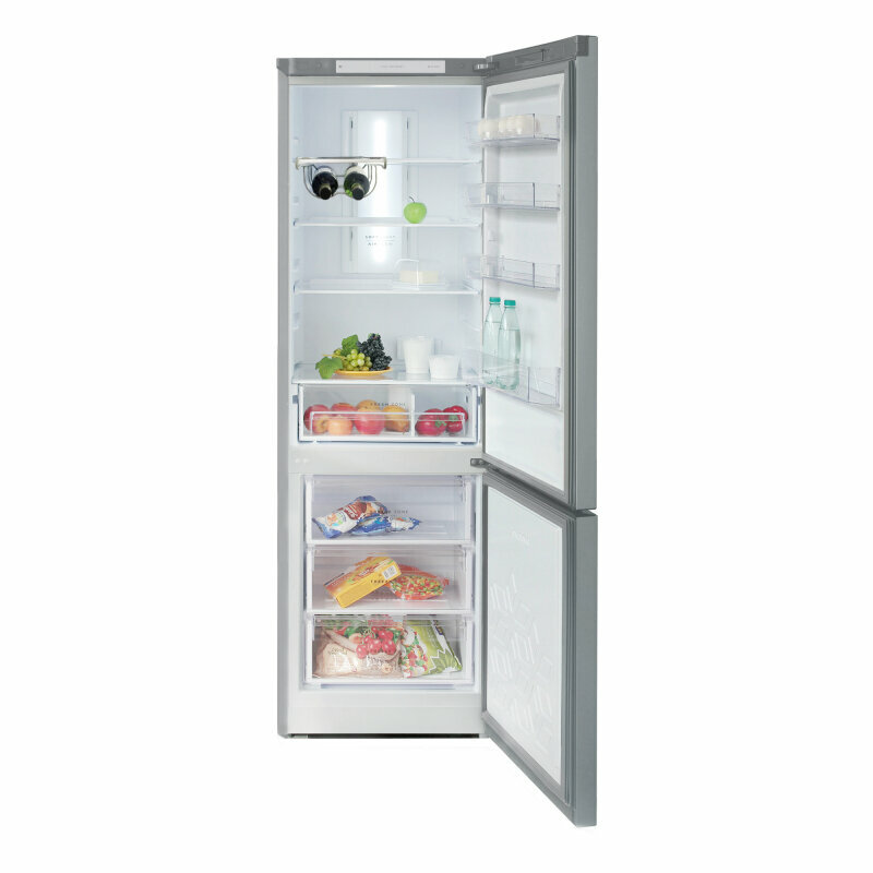 БИРЮСА BIRYUSA B-M960NF Холодильник двухкамерный, металлик - фотография № 3