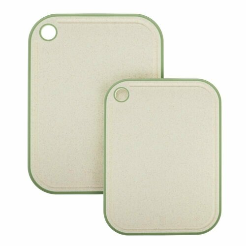 SATOSHI Набор досок разделочных 2шт 38х28см 32х23см пластик 866₽