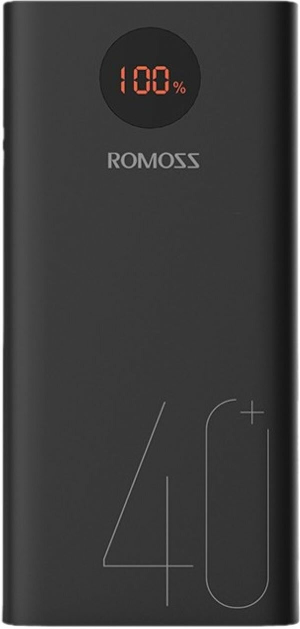 Внешний аккумулятор (Power Bank) ROMOSS , 40000мAч, черный - фото №11