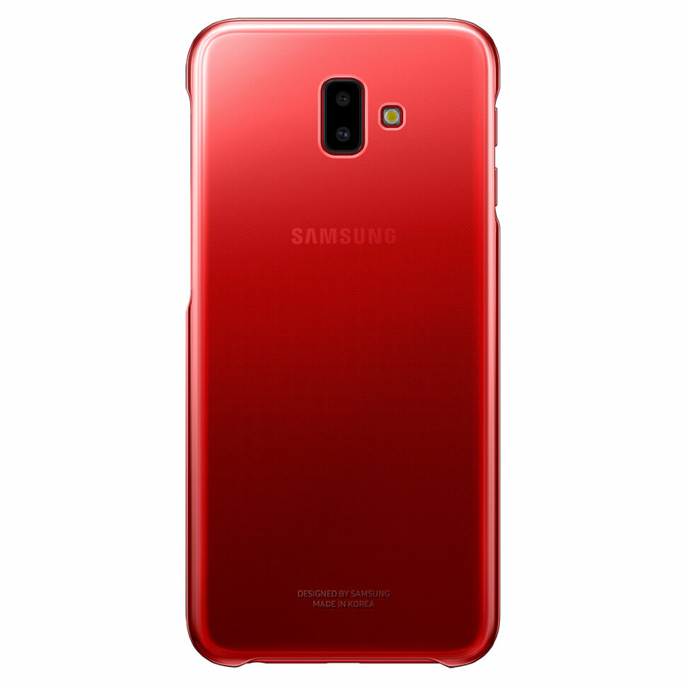 Накладка Samsung Gradation Cover для Samsung Galaxy J6 Plus (2018) J610 AJ610CREGRU красная