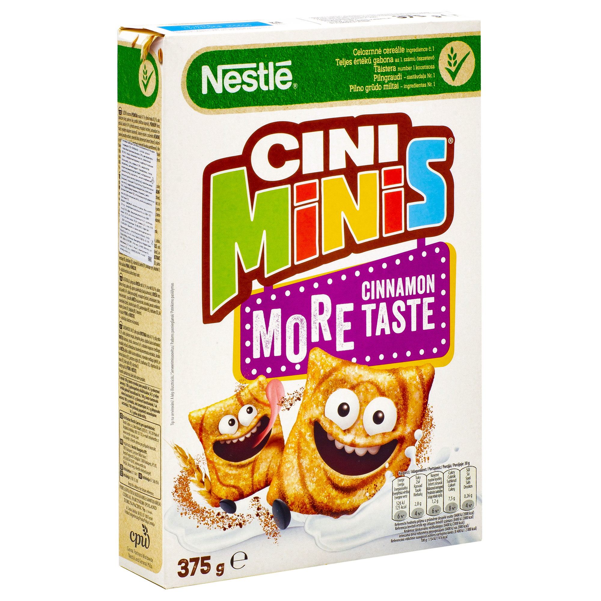 Готовый завтрак Nestle Cini Minis с корицей, Польша, 375 г - фотография № 1