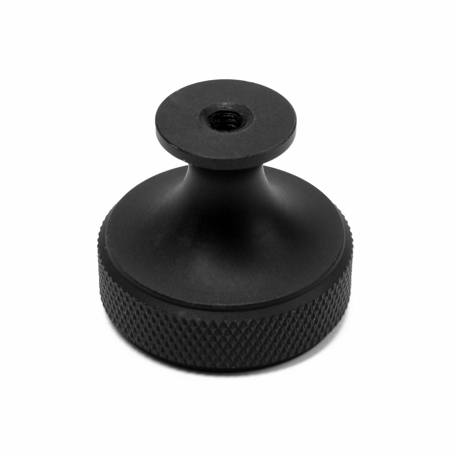 Ручка кнопка CAPPIO PK323, d=30 мм, цвет черный - фотография № 5