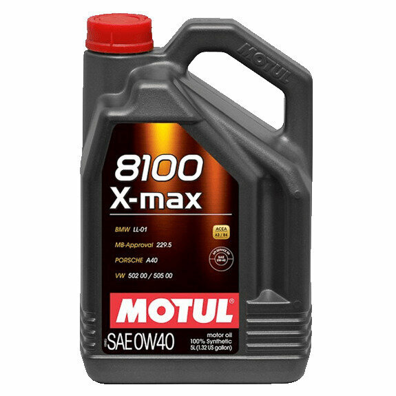 Моторное масло Motul 8100 X-MAX 0W40 5л