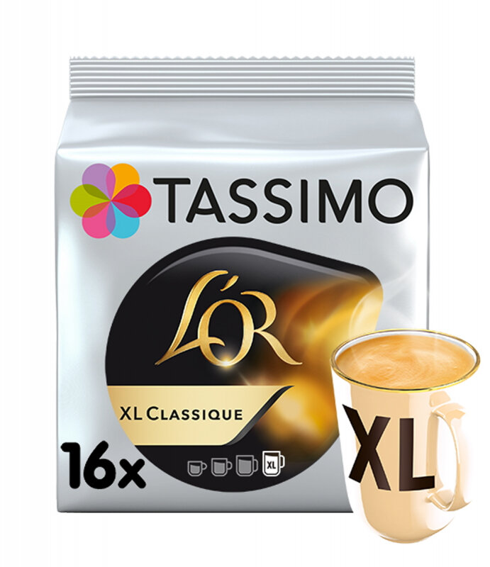 Кофе в капсулах Tassimo L’or Xl Classique 16 порций (для кофемашин )