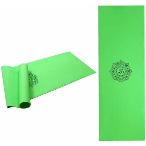 фото Коврик для йоги мандала, 173 х 61 х 0,4 см denco store