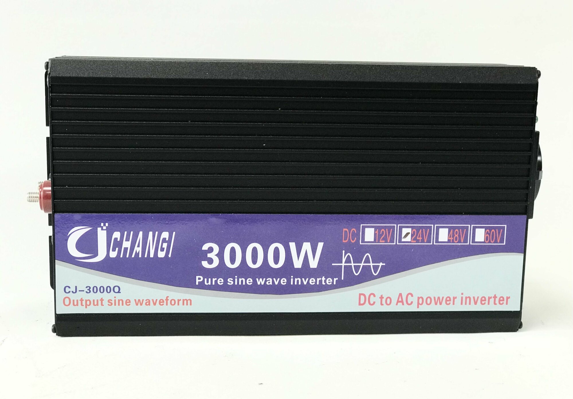 Автомобильный инвертор Power Inverter 24 220В 3000 Вт. Постоянная мощность до 1500 Вт. Преобразователь напряжения трансформатор для авто