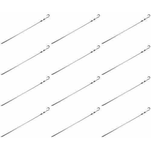 GRIFON Шампур походный угловой, 37 см, 12 шт