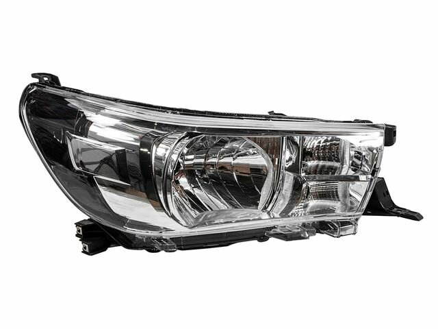 Фара правая не диодная с корректором CASP 114186ER для Toyota Hilux N110 / N120 / N130 2015-2020