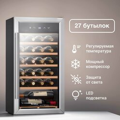 Винный шкаф Tesler CWC-283