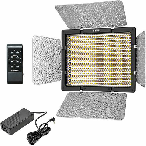 адаптер переменного тока для видеосвета 5a Видеосвет Yongnuo YN-600 L II LED (3200-5500K) KIT6 (+Адаптер)