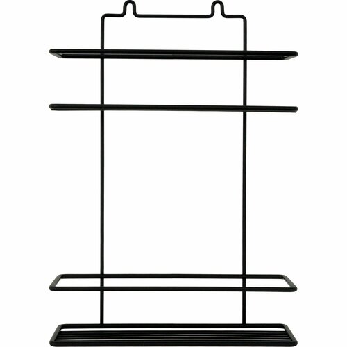 Полка настенная 25х8.5х36.5 см цвет чёрный