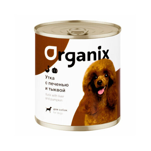 Organix консервы Консервы для собак Сочная утка с печенью и тыквой 22ел16 0,1 кг 42907 (2 шт)