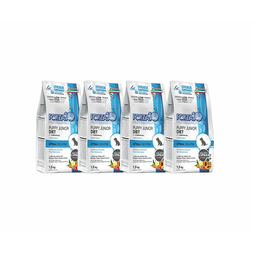 FORZA10 Корм для щенков всех пород из рыбы 1,5 кг х 4 шт.
