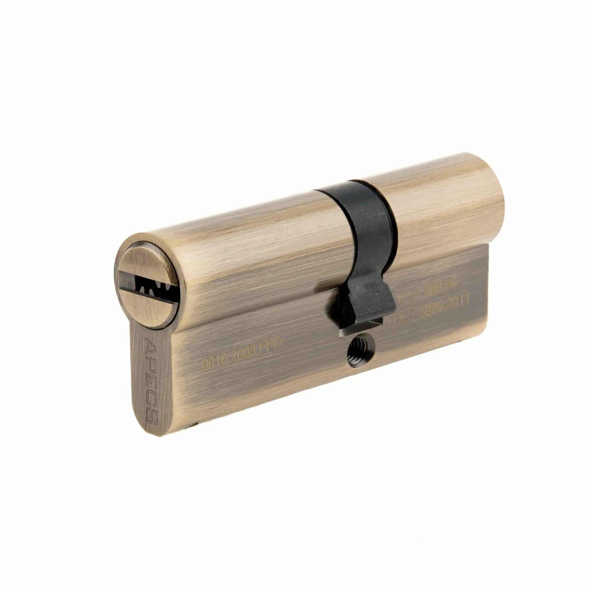 Цилиндровые механизмы Apecs Pro LM-80(35/45)-AB 80 мм ключ/ключ цвет бронза