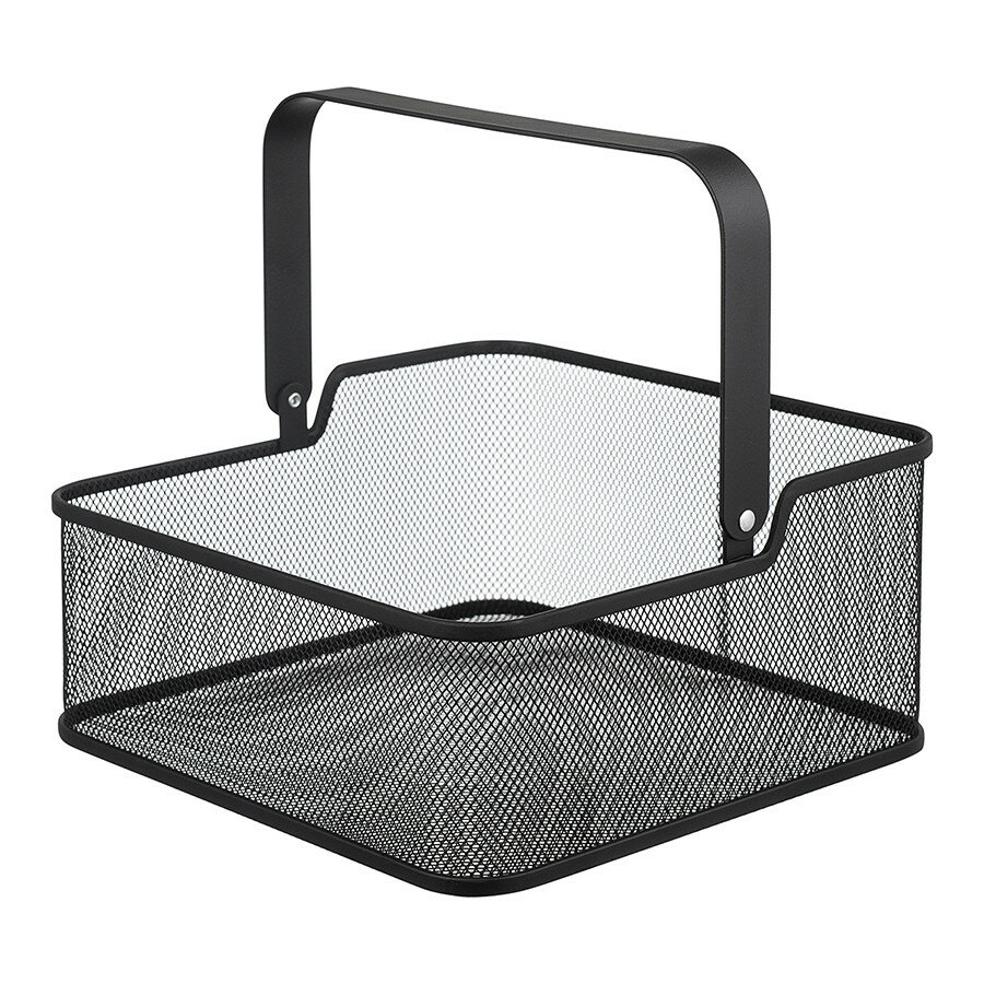 фото Корзина для хранения квадратная ferrant, 25,4х25,4х12 см, черная BB000080