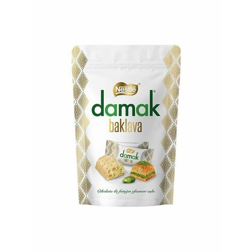 Фисташки c пахлавой в молочном шоколаде DAMAK, 126 гр