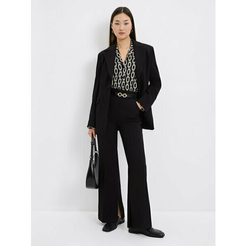 фото Брюки zarina, размер l (ru 48)/170, черный