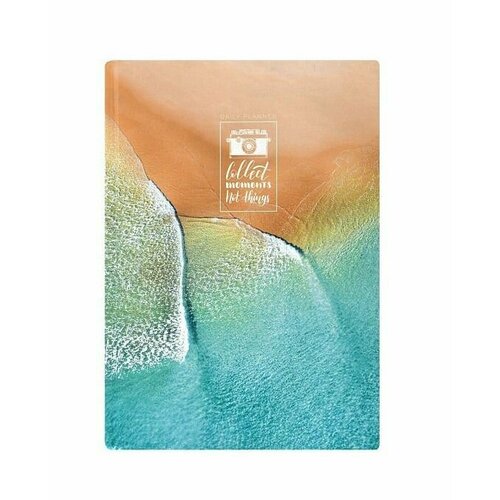 Lite Ежедневник недатированный Лазурное море А5, в твердой обложке, 128 листов, 1 шт