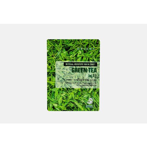 Тканевая маска для лица с зеленым чаем natural moisture green tea mask sheet