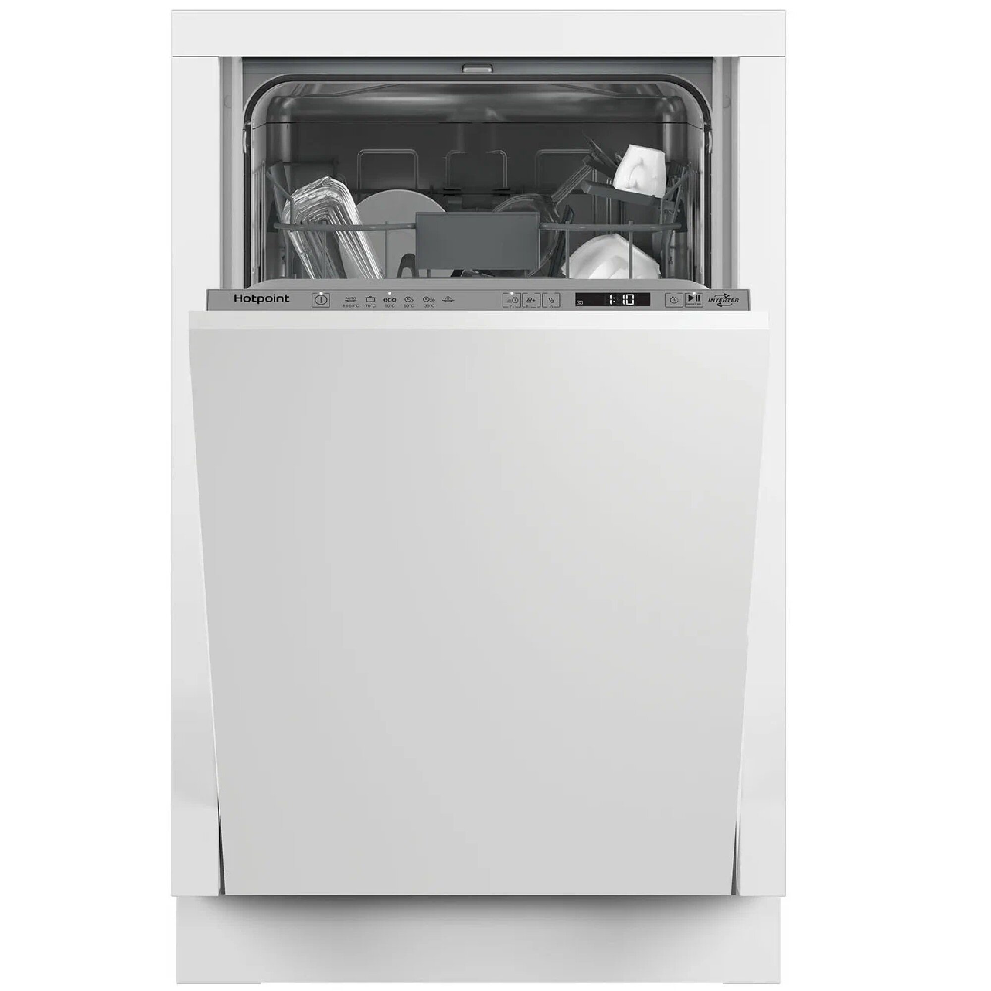 Встраиваемая посудомоечная машина 45 см Hotpoint HIS 1D67