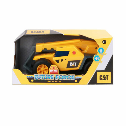 Машина CAT автокран будущего Future Force 28 см 1toy машина cat бетономешалка будущего future force 28 см 1toy т21029