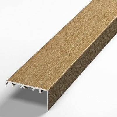 фото Порог угловой Лука ЛУ 06 40х20мм, скрытый крепеж, длина 90см, Сосна