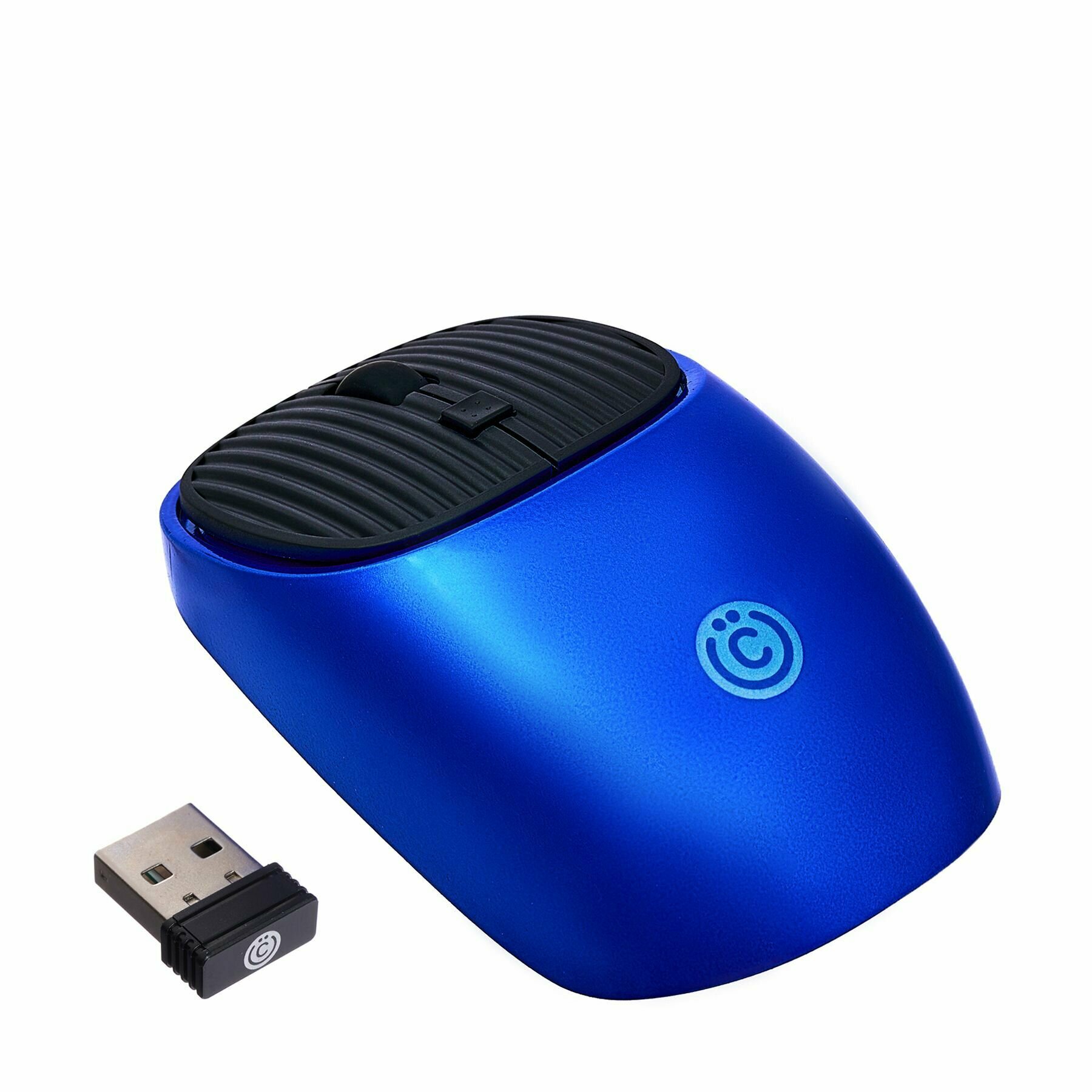Компьютерная мышь беспроводная Poket всёгазин, 1000/1200/1600 DPI, 2.4G, питание 1xAA, синий