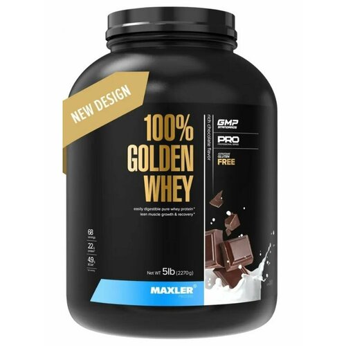 Макслер Сывороточный Протеин Golden Whey 5lb Богатый Шоколад