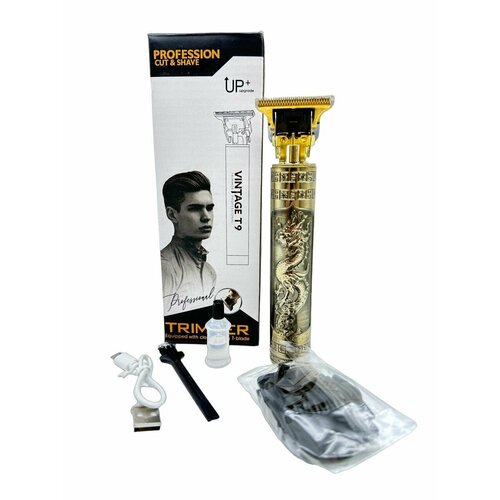 Триммер для стрижки волос, бороды и усов Trimmer vinTage T9 Professional триммер для бороды и усов professional vintage t9