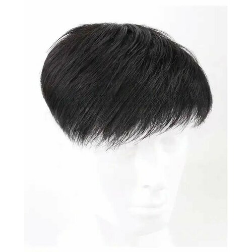 Мужской шелковистый парик из человеческих волос на заколках, съёмный 16*18см gloryhair дешевый натуральный парик из человеческих волос для женщин 6x8 16 дюймов индийские волосы для женщин против выпадения волос