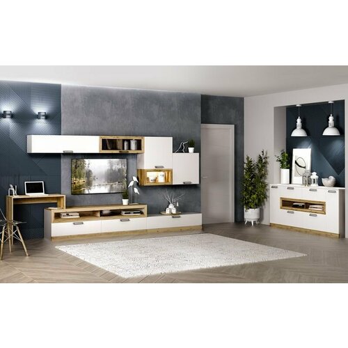 Гостиная Урбан композиция №2 Белый супермат софт-тач