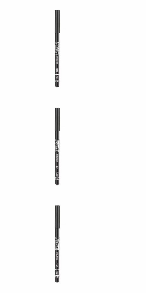 TF cosmetics Карандаш для бровей TRIUMPH of color, тон 101, цвет черный, 3 шт