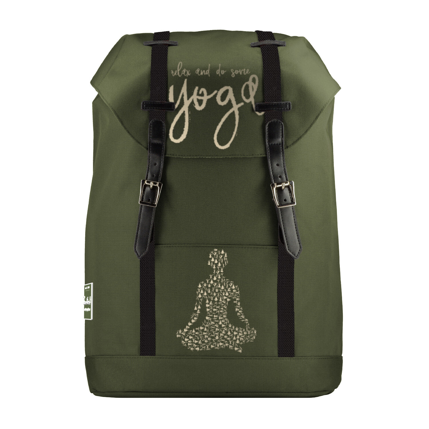 Рюкзак городской Yoga, темно-зеленый Bruno Visconti - фото №8