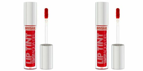 LUXVISAGE Оттеночный гель-тинт для губ lip tint aqua gel hyaluron, тон 1, 2 уп