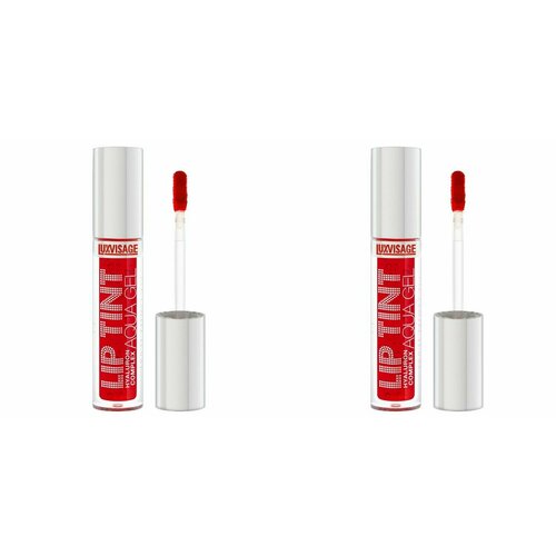 LUXVISAGE Оттеночный гель-тинт для губ lip tint aqua gel hyaluron, тон 1, 2 уп тинт для губ miss betti c блестками