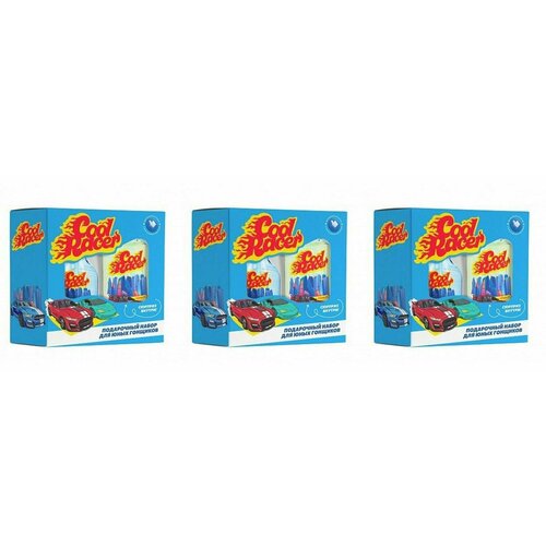 Cool Racer Подарочный набор Гель-Пена Кола и Шампунь-гель тропики, 600 мл, 3 уп