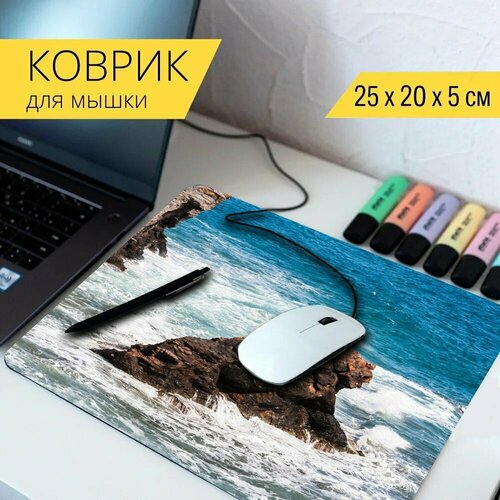 Коврик для мыши с принтом Игуаны, испания, мурсия 25x20см.