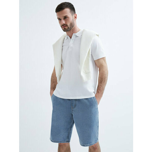 фото Шорты zarina, размер s, голубой