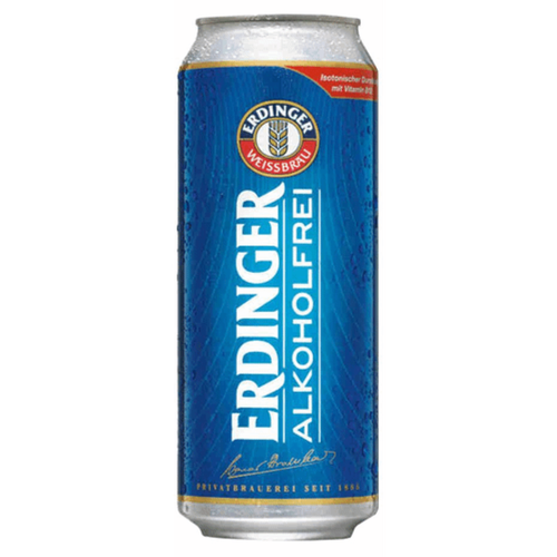 Пиво безалкогольное Erdinger Alkoholfrei, 6 шт по 0,5л, ж/б