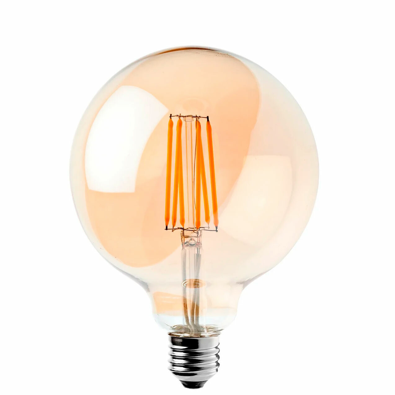 Лампа светодиодная шар 125мм маяк LBF-G125D, E27, G125, 8Вт, 2200К диммируемая